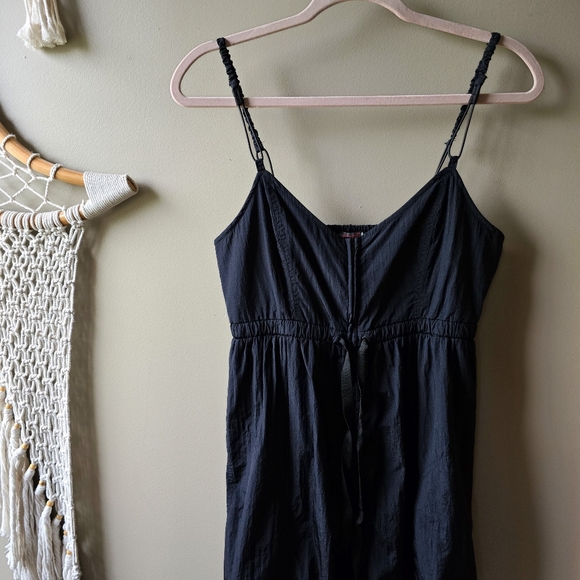 Free People Movement Down To Earth Onesie Jumpsuit Black Nwot - Picture 4 of 8